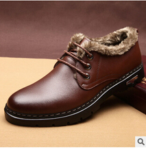 2015 Winter Men shoes casual shoes cotton padded shoes outdoor climbing men boots Martin Boots ankle