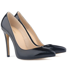 Classic Womens Pumps Patent Leather High Heels Corset Style Ladies Party Dance Wedding Shoes US Size 4-11 Sapatos Femininos