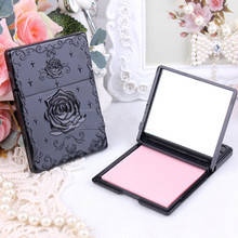 Rose Vintage mini pocket makeup mirror cosmetic compact Single sided mirrors Makeup Cleaning Oil Absorbing Face Paper
