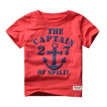 2016 brand children’s clothing, boys clothes, boys T-shirt, 100% cotton T-shirt free shipping 24M-6T