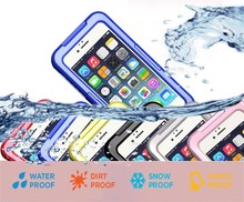 IPX-8 Durable Shockproof Dirt Snow Proof Waterproof Case Cover for For Apple iPhone 6 4.7” Outdoor Case
