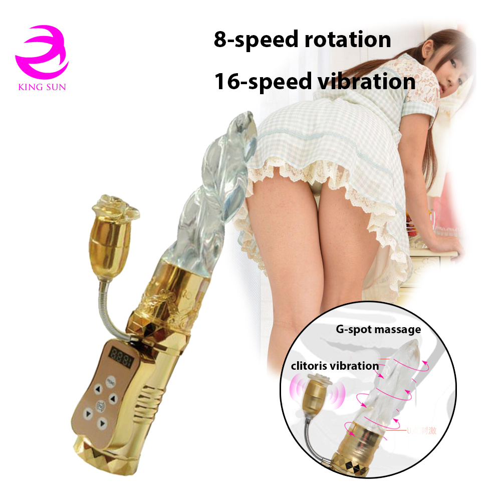 Dildo Vibrator for woman,Clit and G spot Orgasm Double Vibrator Massager Stick,AV Vibrating Stick,Female Masturbation products