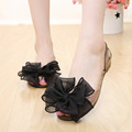 Women shoes sandals 2016 New Arrivals bowtie fashion Summer sandals Women Fish head sandals