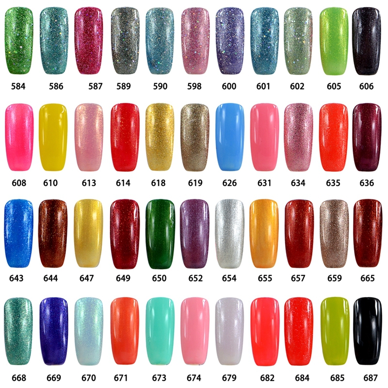 Elite99 Hot Sale Soak Off Uv Nail Gel Polish Varnish Luminous Nail Polish Set Wholesale Choose 5 9897