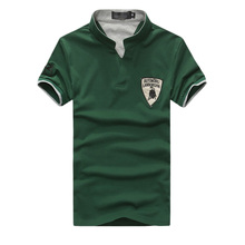 Famous Brand Polo Men Shirt Short Sleeve Designer V neck Shirts Top Wear Outdoor Sportswear Fashion Clothing Men 2016 Hot Sale