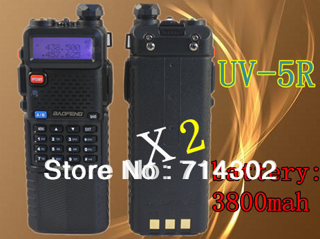 Baofeng  UV-5R II UHF /   + 3800  -  136 - 174  UHF 400 - 520 