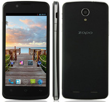 Original ZOPO ZP590 ZP 590 Android 4.4 Kitkat 3G cell phones MTK6582M Quad Core 4.5 Inch QHD 5.0MP Dual SIM WIFI GPS