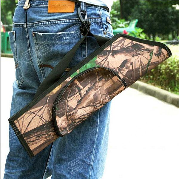 Camouflage Bow and Arrow Quiver Bag Simple Archery Hunting Water Resistant Quiver Holder Caza Arrows Bow