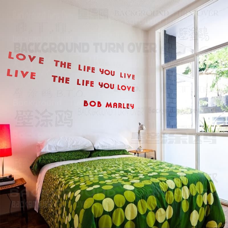 Bob Marley Diy Inspirational Quotes Acrylic Mirror Decorative Letters Wall Decals Quotes Home Bedroom Decor Rmyk 005