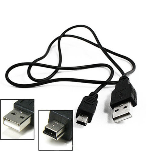 Universal Flat Micro USB 2 0 A Male to Mini 5 Pin B Charge Data Cable