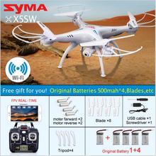 NEW SYMA X5SW WIFI RC Drone Quadcopter with FPV Camera Headless 6-Axis Real Time RC Helicopter Quad copter Toys gift
