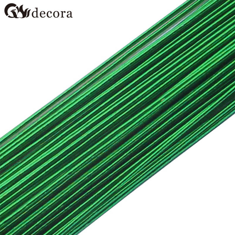 50pcs/lot Stocking Flower Wire #22 Commonly Used Iron Wire For DIY Nylon  Flower Floral Wire Ronde Flower Material Accessory - AliExpress