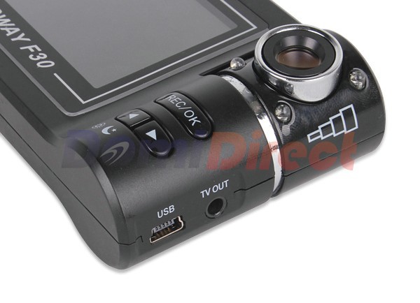 2014 New 2.7 inch LCD F30 DVR Wide Angle Dual Lens Car DVRs G-Sensor Car Black Box Dual Camera Night Vision With Remote Control (8)