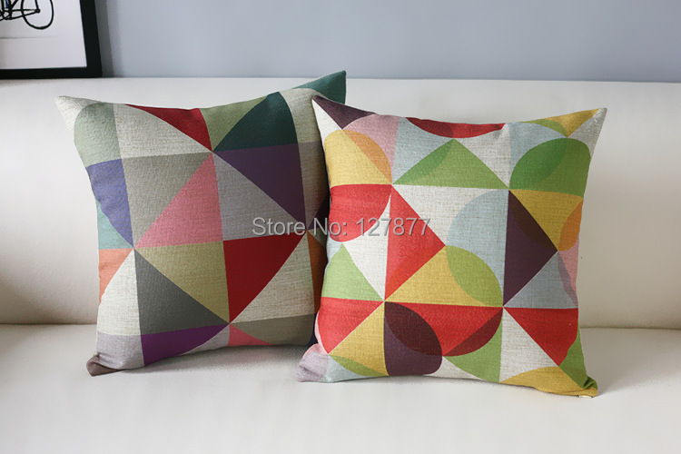 Wholesale Linen Material Pillow Case Abstract Pope Sofa Cushion