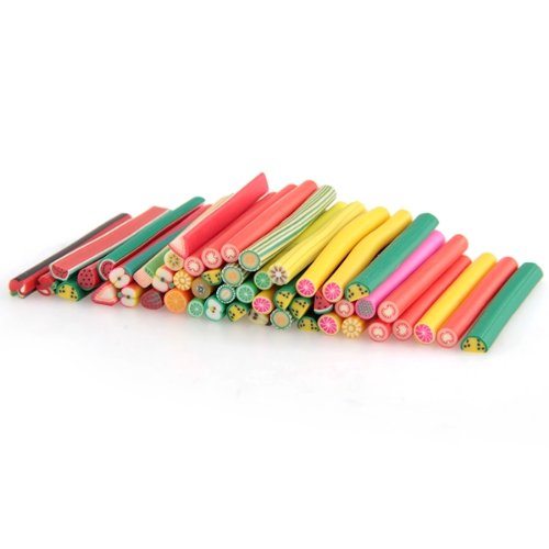 Idée Nail Art été Couleurs Pastel Motifs Géométriques Tribaux 50 X Baton Decoration D Ongles Canne 3d Fruit Fimo Manucure Nail Art Sodial Aliexpress Mobile