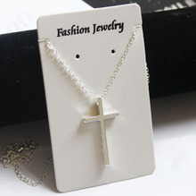 Hot Sale Free Shipping 925 Silver Necklaces Pendants Fashion Sterling Silver Jewelry Cross Necklace TD330