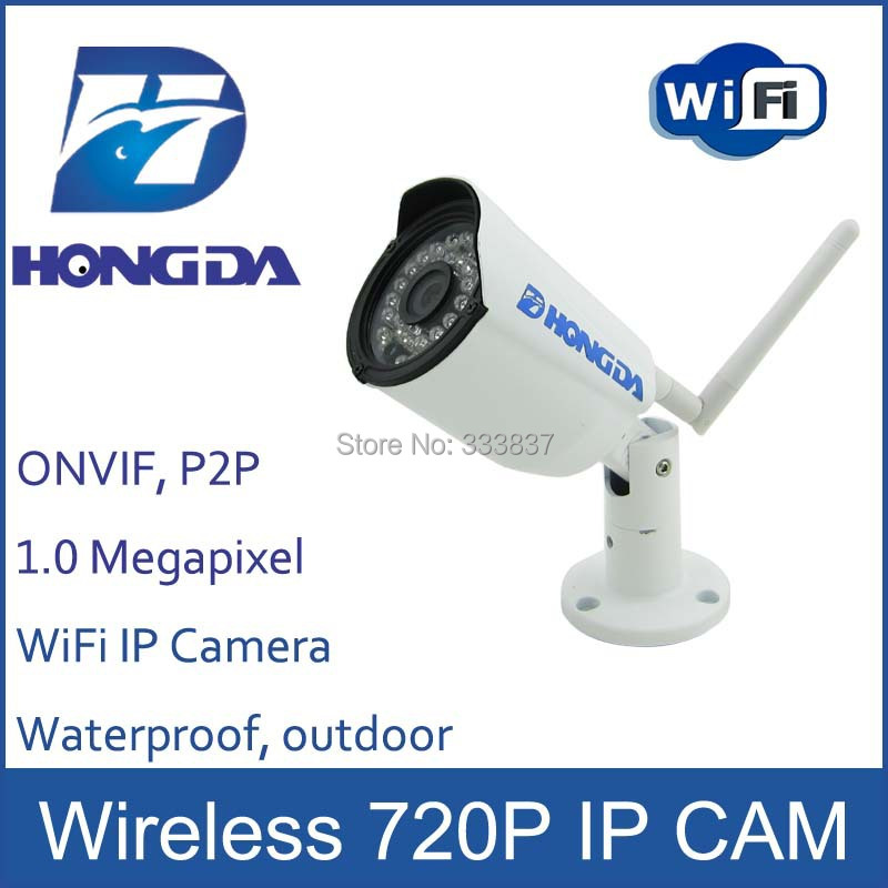 Wireless 1 0 Megapixel IP Camera wifi outdoor HD 720P Waterproof home security network ir video