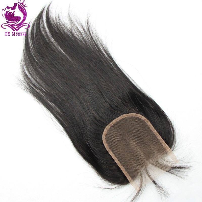 Human Hair Closure Bleached Knots Lace CLosure Filipino Straight Virgin Hair Silk Closure Bleached Knots 44inch Swiss Closure (4)