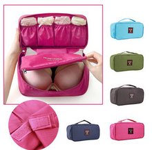 Women Girl lingerie bag Travel Cosmetic Makeup Bag Toiletry Wash Storage Case Underwear Bra Bags