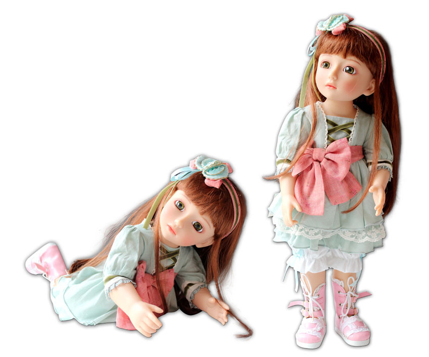 Vinyl 45cm lifelike pricess american girl dolls play house girl brinquedos SD BJD 1/4 doll toy for kids baby girls birthday gift