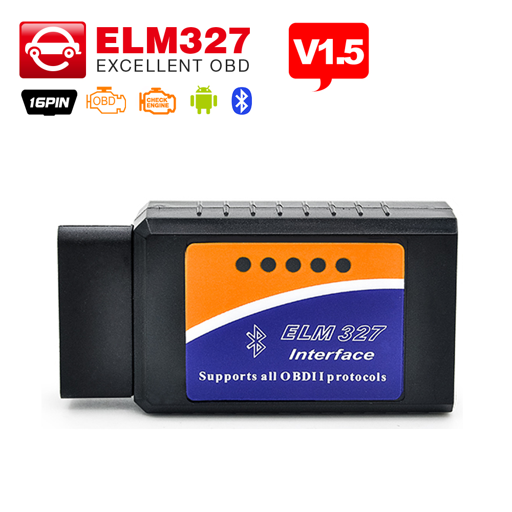 Elm327 V1.5   OBD II ELM 327 Bluetooth OBD-II OBD2    