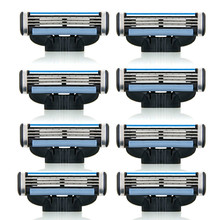 8 pics Original razor blades for men face care with packing box 8Pcs 1pack free shipping