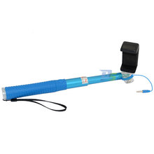 Blue Extendable Selfie Wired Stick Phone Holder Remote Shutter Monopod For Smartphone ifashion2014