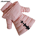 2016 Winter Jacket For Girls Outerwear Coat Cotton padded Parka Hooded Jackets Kids Girl Clothes Warm