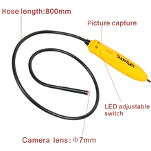 Supereyes N013J 7mm Lens Waterproof 50X USB Borescope Endoscope Tube Snake Inspection Camera with 4 LED