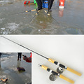 Winter Small Portable Shrimp Ice Fishing Rod Pole Mini Rods Fishing Tackle fishing reel not include
