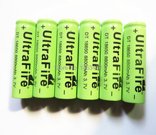 Новый 6 шт./лот ultrafire 8800 мАч 18650 аккумуляторная батарея 3.7 В литий-ионная батарея бесплатная доставка