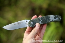 2015 Ontario RAT Model 1 outdoor adventure and training folding Knife AUS 8 blade Stain finished