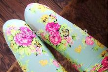 Free Shipping New Cuhk children baby Girls Colorful Floral printing milk Silk Leggings Pants Hot