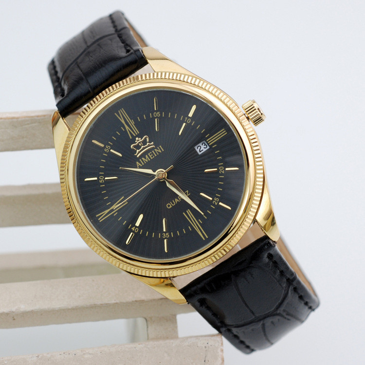 New-2015-Fashion-Gold-Quartz-Watch-Men-Military-Leather-Strap-Watches-Luxury-Brand-Casual-Relogio-Masculino (2)