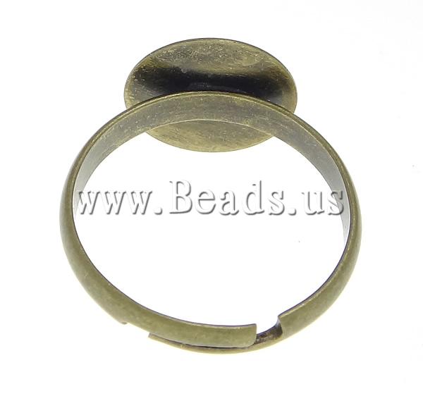 Free shipping!!!Brass Pad Ring Base,Hot Selling, antique bronze color plated, nickel, lead & cadmium free, 12x12mm