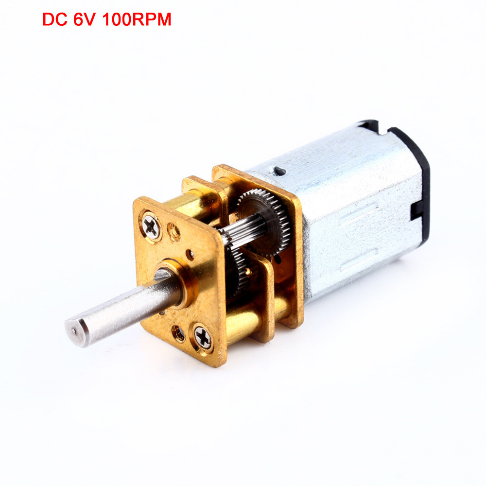 Dc 6V 30RPM micro speed reduction gear motor with metal gearbox roue arbre neuf 