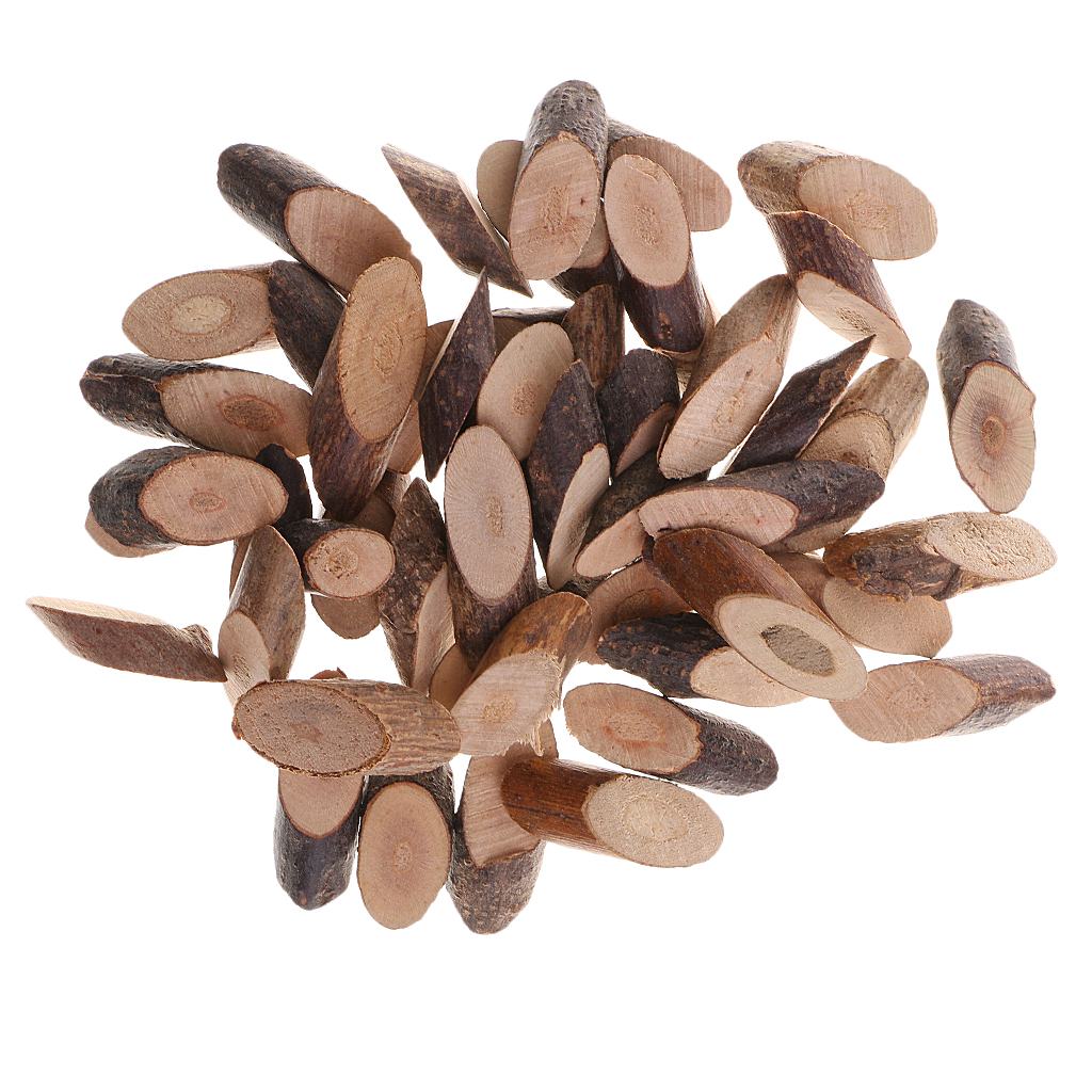 100pcs Natural Log Slice Pine Tree Bark Wedding Table Decoration Centerpiece