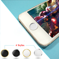 Metal Aluminium Round Mobile Phone Home Button Sticker For iPhone 6 6S Plus 4S 4 5