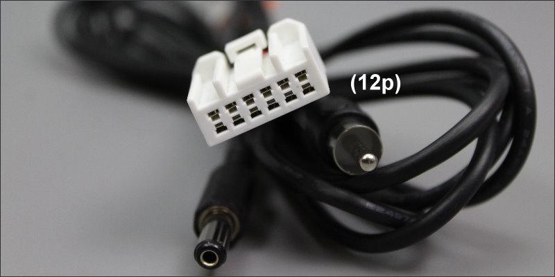12 pinów złącze adaptera RCA kabel drutowy do mazdy 3