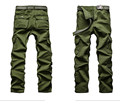 New Style Spring Summer Men Casual Cargo Pants Overalls Multi Pockets Loose Breeches Men Workwear Leisure