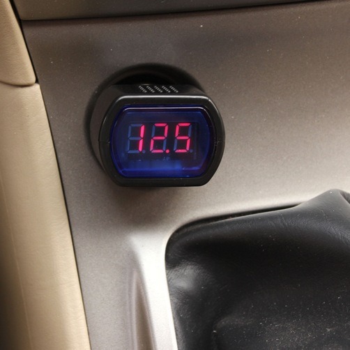 Из светодиодов дисплей автомобиля сигарета электрический вольтметр монитор для авто автомобильный аккумулятор