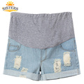 Maternity Jeans Short Pants Summer For Pregnant Women Plus Size Clothing Pregnancy Clothes Shorts Belly Skinny
