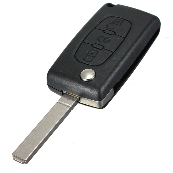 Remote Entry Key Fob Shell Case 3 Buttons for CITROEN Peugeot C2 C3 C4 C5 C6