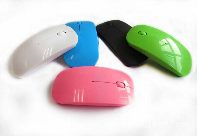 Купить 2015 году ультра тонкий usb беспроводная оптическая мышь 2.4g ...