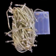 NFLC ELINKUME 80 LED Battery Operated Fairy String Lights Christmas Wedding Tree Lighting Mood Light 10M Warm White