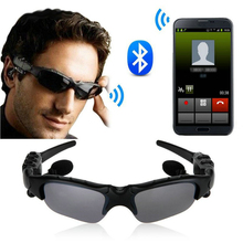 Wireless Bluetooth SunGlasses Headset Headphones Handfree for iphone +Sport Glasses/Eyewear MP3 for Samsung HTC Xiaomi Sony