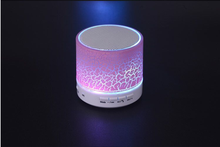Led Light Bluetooth Speaker Column Portable Small Mini Bluetooth Speakers Wireless Smart Hands Free Blue tooth Speaker