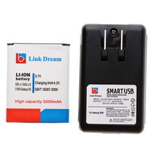 Link Dream 2 in 1 ( 3200mAh Lithium Mobile Phone Battery + USB Cradle Battery Charger ) for Samsung Galaxy S3 S III i9300