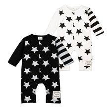 Star Romper Spring Autumn Fashion Newborn Baby Clothes Infant Boys Girls Rompers Long Sleeve Coveralls Roupas De Bebe Unisex