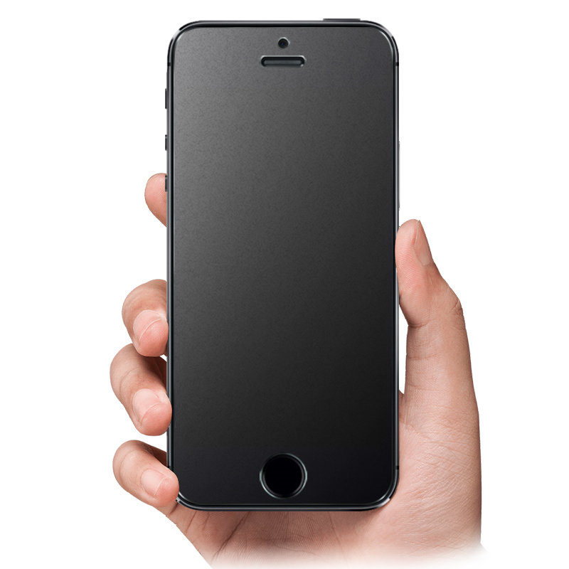 5S 5C 5 SE No Fingerprint Frosted Tempered Glass font b phone b font font b